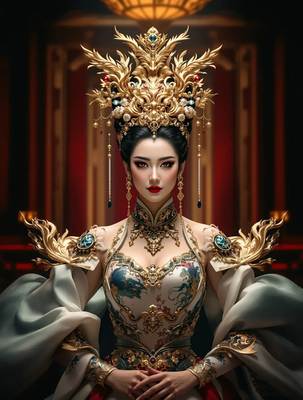短剧《宫中娇娘》封面海报，古装题材
